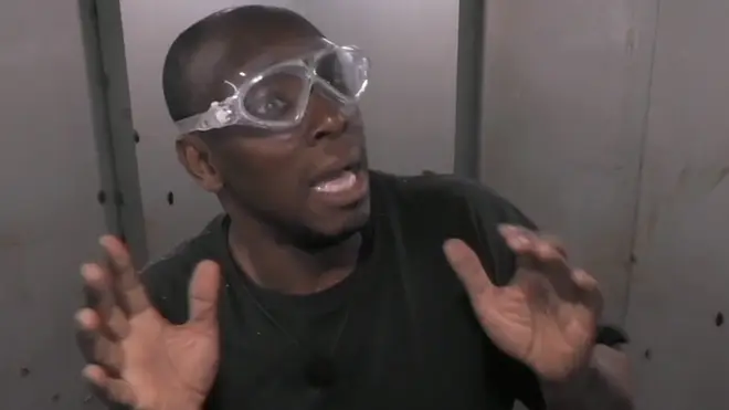 Ian Wright during Sunday night's Bushtucker Trial on I'm A Celebrity... Get Me Out of Here!