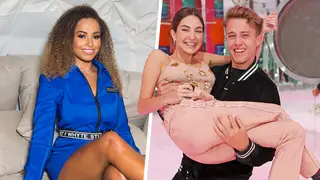 Roman Kemp's girlfriend read out Amber Gill's thirsty tweet about her man