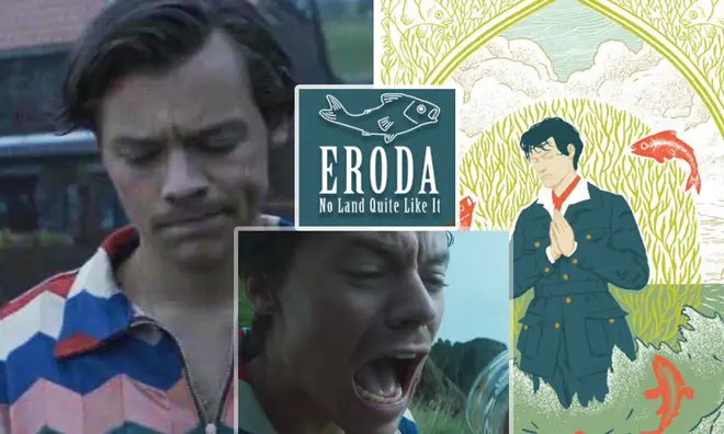 Harry Styles is behind the mysterious island of Eroda and stars in latest trailer
