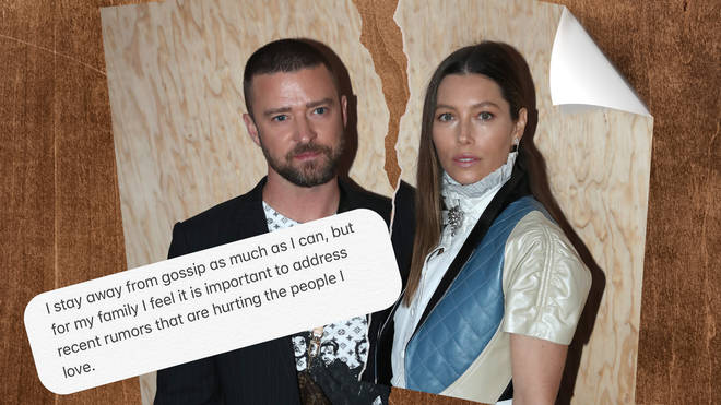 Justin Timberlake has spoken out against cheating allegations