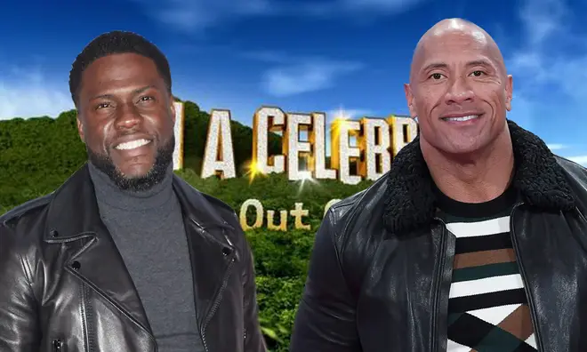 I'm A Celeb campmates will see 'The Rock' and Kevin Hart in the jungle on Thursday night