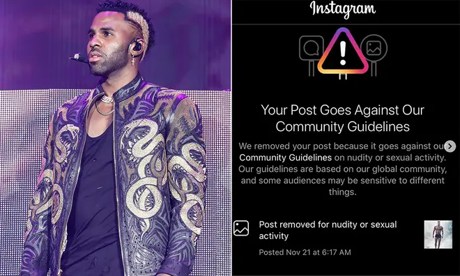 Jason Derulo called out Instagram for 'discrimination'