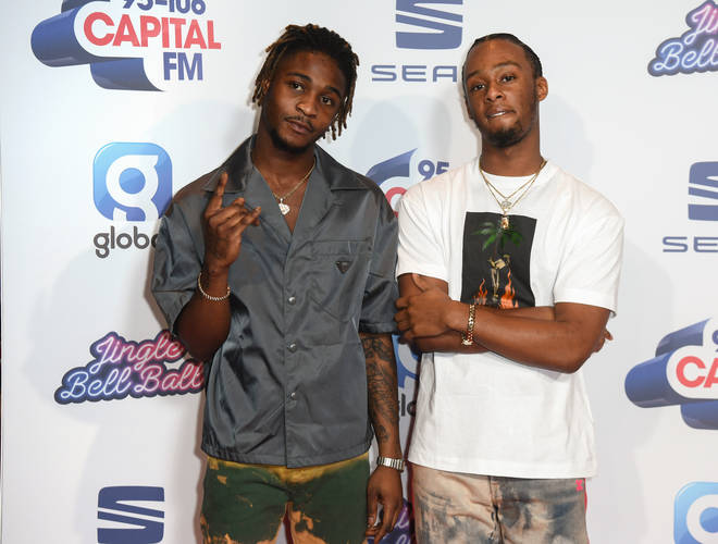 Young T & Bugsey on the red carpet at Capital’s Jingle Bell Ball 2019