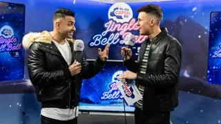 Jay Sean joined Jimmy Hill at Capital's Jingle Bell Ball