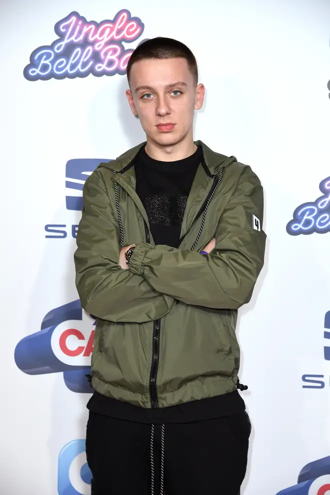 Aitch on the red carpet at Capital’s Jingle Bell Ball 2019