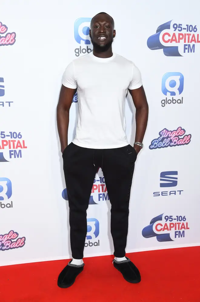 Stormzy stepped out onto the Jingle Bell Ball red carpet