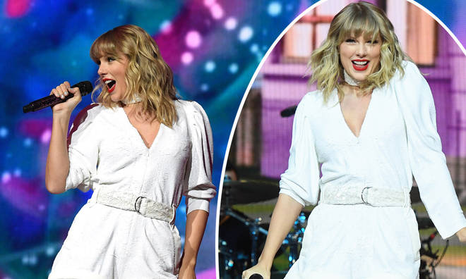 Taylor Swift performed her new Christmas song at the JBB