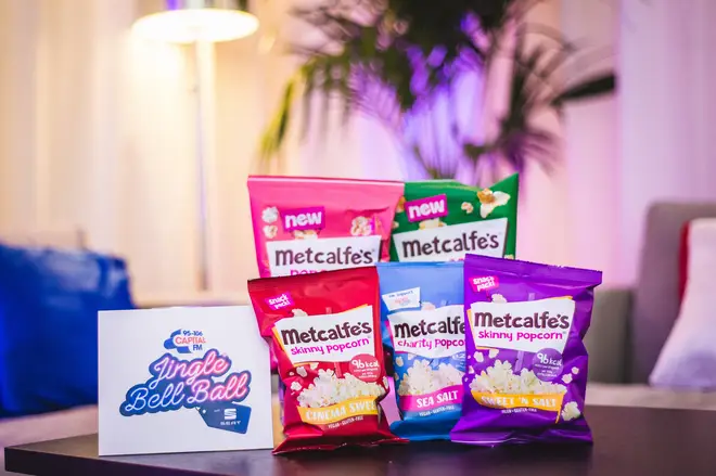 Metcalfe's popcorn were one of the snacks on hand