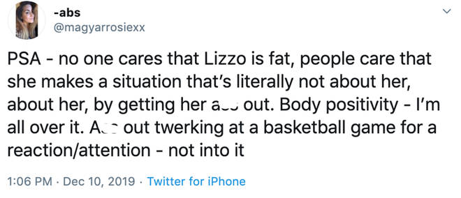 Lizzo received backlash for twerking at Lakers game