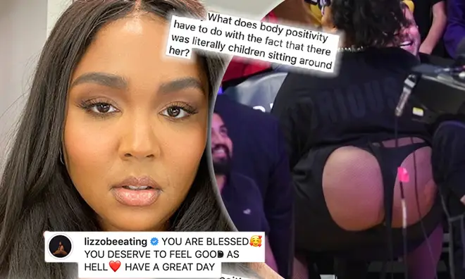 Lizzo responds to criticism of her 'thong dress' at a basketball match