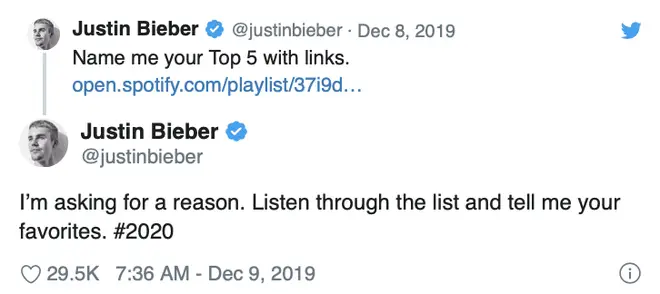 Justin Bieber confirmed new music is dropping