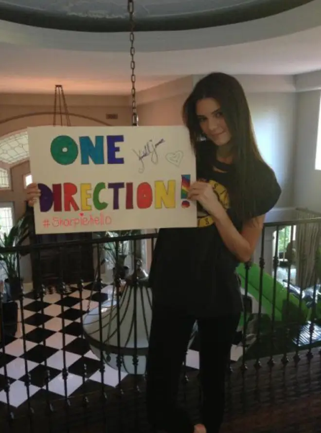Kendall Jenner was a true Directioner – after sharing this picture
