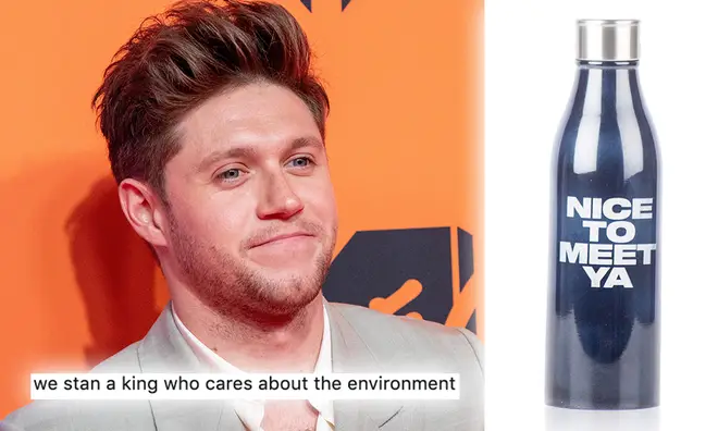 Niall Horan is selling re-usable water bottles