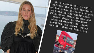 Ellie Goulding on motorway incident