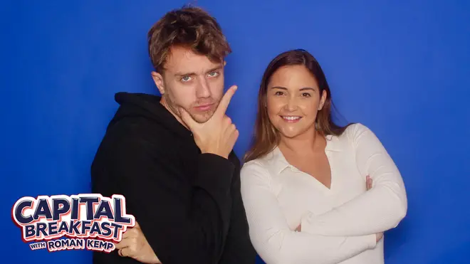 Jacqueline Jossa and Roman Kemp on Capital Breakfast