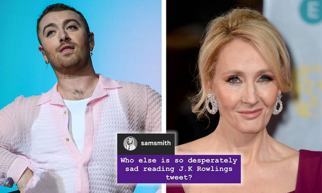 Sam Smith saddened by JK Rowling's trans comments