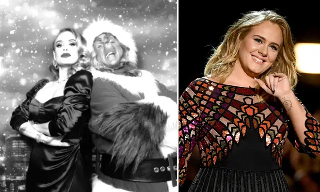 Adele threw an epic festive party complete with the Grinch