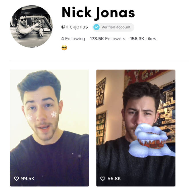 Nick Jonas' TikTok