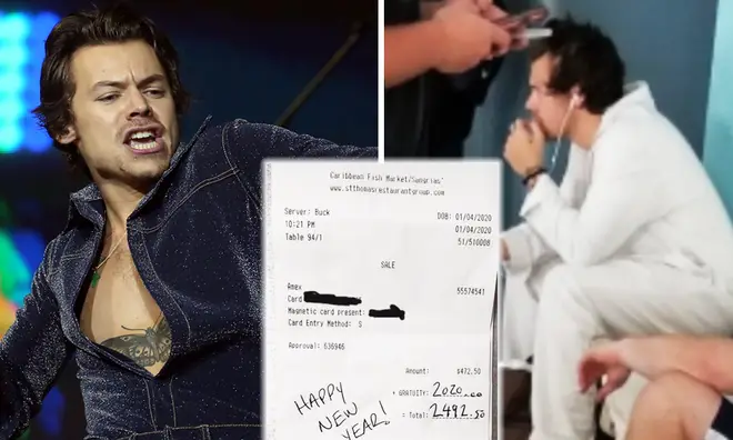 Harry Styles tipped thousands on holiday in Anguilla