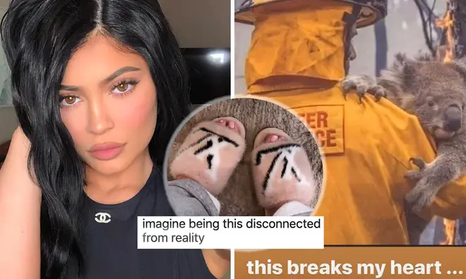 Kylie Jenner wore fur shoes moments after saying she's 'heartbroken' for Australian animals