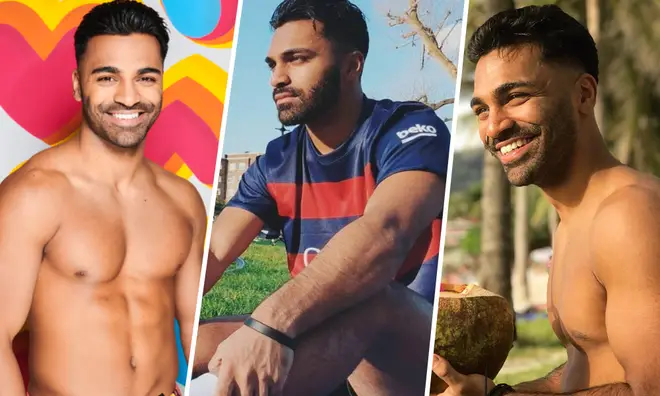 Nas Majeed joins the singletons in the Love Island villa