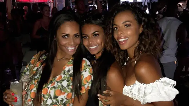 Rochelle Humes' curly hair is her only distinction from her siblings