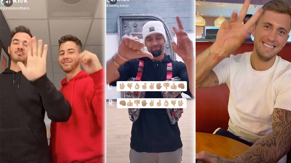 Tiktok Hand Emoji Challenge How Did It Start Which Celebs Have