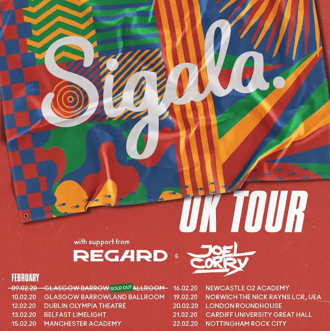 Sigala is heading out on a UK tour in 2020
