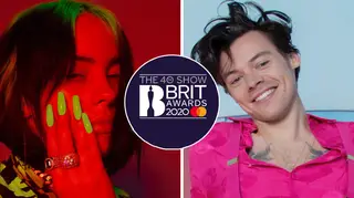 Billie Eilish and Harry Styles at the BRITs