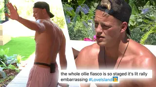 Love Island fans are calling Ollie Williams' exit 'staged'