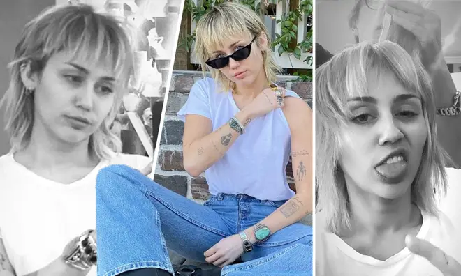 Miley Cyrus debuts new era mullet hairdo