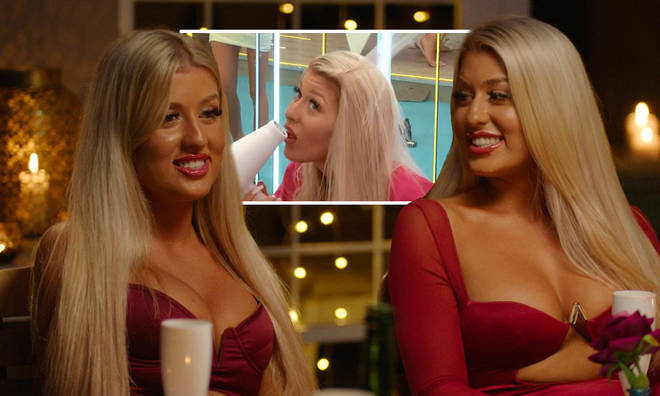 Love Island twins Jess and Eve Gale have a trick for drying their lashes