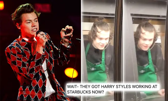 Fans joked 'they got Harry Styles working at Starbucks'