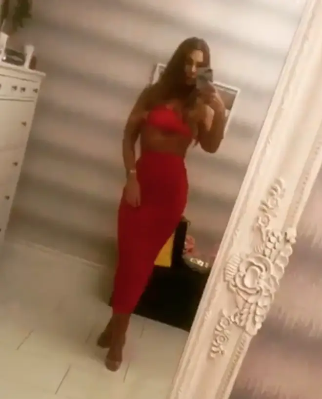 Shaughna Phillips' home has plenty of huge mirrors to capture her selfies