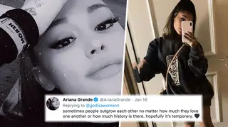 Ariana Grande unfollows a close friend and tells fans they've 'grown apart'