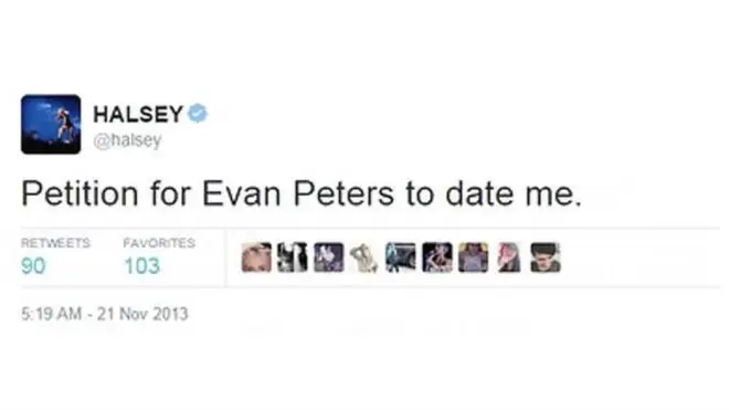 Halsey's old resurfaced tweets about Evan