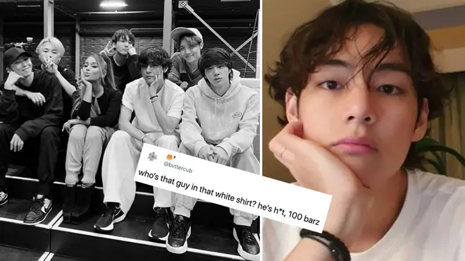 BTS and Ariana Grande share a snap at rehearsals