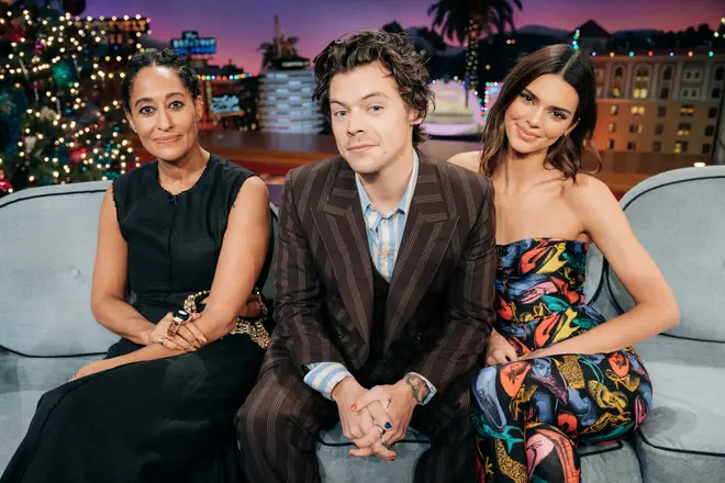 Kendall Jenner joined Harry Styles on The Late Late Show
