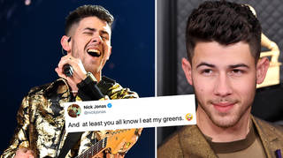 Nick Jonas had food in his teeth at this year's GRAMMYs
