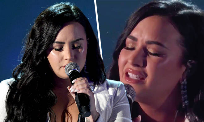 Demi Lovato broke down during powerful GRAMMY performance of 'Anyone'