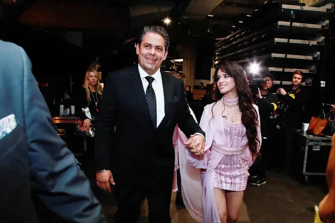 Alejandro Cabello and Camila Cabello attend the 62nd Annual GRAMMY Awards