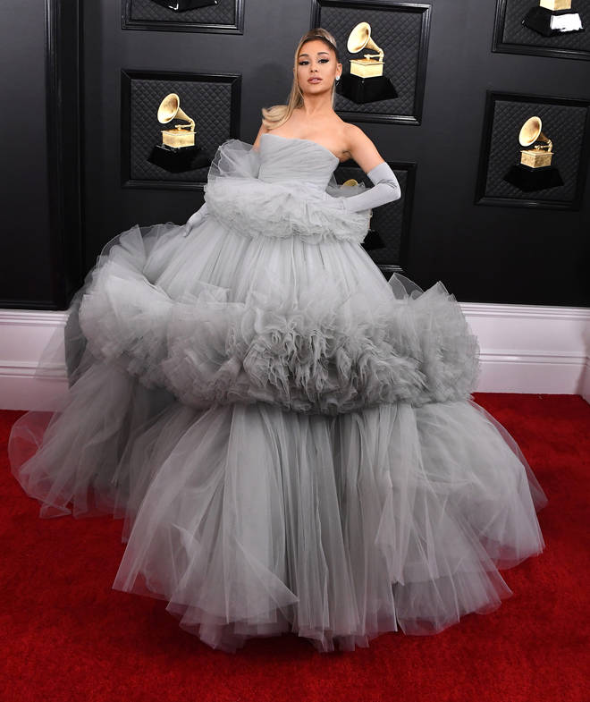 Ariana Grande truly stole the spotlight on The Grammys red carpet