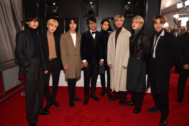 BTS colour co-ordinated in black and beige