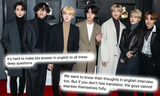 RM and Joon usually take it in turns to translate