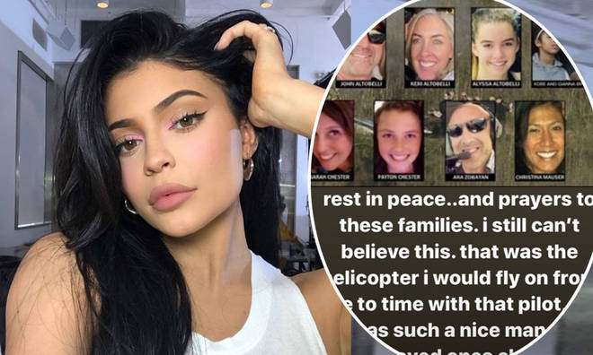 Kylie Jenner flew on the same helicopter as Kobe Bryant