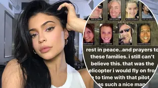 Kylie Jenner flew on the same helicopter as Kobe Bryant