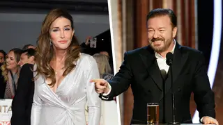 Caitlyn Jenner had an awkward encounter with Ricky Gervais