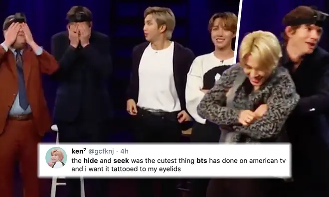 BTS playing hide and seek around a TV studio is the only thing you need to see