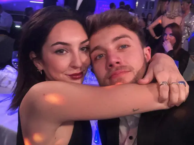 Anne-Sophie spent the evening with Roman at the NTAs