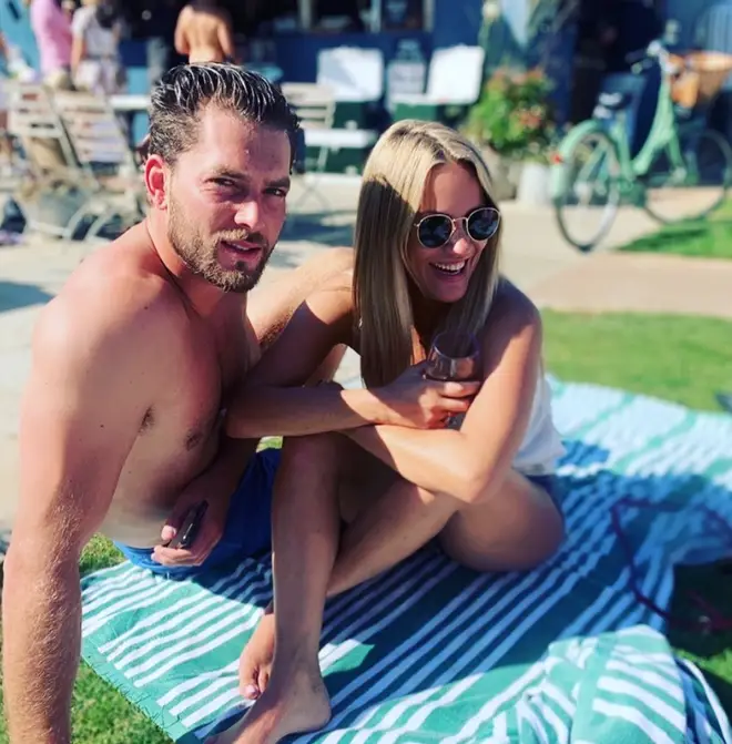 Caroline Flack and Lewis Burton went social media official in 2019